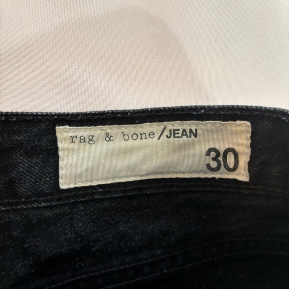 Rag and Bone Jean Shorts Button Fly Black Size 30 - Picture 4 of 7